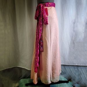 Reversible, Silk Wrap Skirt